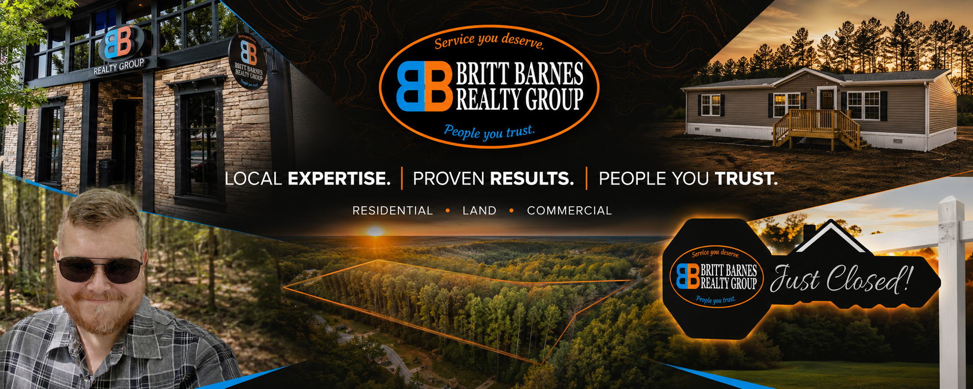Britt Barnes Realty Group real estate banner